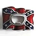 Confederate Flag Bottle Opener Belt Buckle
