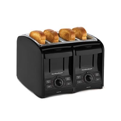 Hamilton Beach SmartToast Black Extra Wide Slot Toaster 289031
