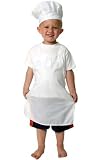 Toddler White Lil' Chef Baker Role Play Costume Apron & Hat Set