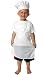 Toddler White Lil' Chef Baker Apron (no hat)