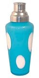 Wild Eye Designs 24-oz. Polka Dot Glass Martini Shaker - Turquoise Blue