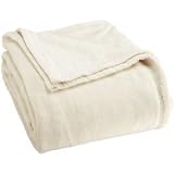 Super Soft Fleece Plush Luxury BLANKET, KING Size. TAN