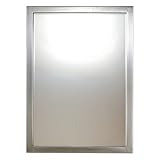 Paradox Brushed Nickel Finish 33 High Wall Mirror