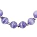 EXP Handmade Lavender Cat's Eye & Silver Necklace