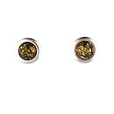 Amber Earrings set in .925 Sterling Silver