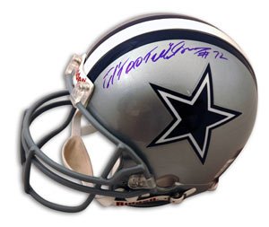 Ed Jones Signed Cowboys Full Size Authentic Helmet - TooTall