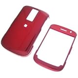 RIM Blackberry Bold 9000 Red Snap-On Case Cover with Removable Swivel Belt Clip