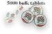 Bulk Lot of 5,000 Freeze Dried Minnow Fish Attractant Pellets + 50 free Aqua Glow Spinners