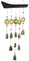 Unique Christmas Christmas Gift Idea Her Him - 22" Tibetan 9 Bell Oriental Wind Chimes