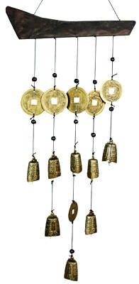 Unique Christmas Christmas Gift Idea Her Him - 22 Tibetan 9 Bell Oriental Wind Chimes
