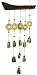 Outdoor Living : Asian Decor - Feng Shui - Japanese Garden - 22" Tibetan 9 Bell Wind Chimes