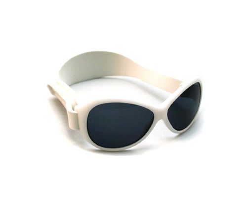 BabyBanz Retro Sunglasses white, 0-2 years, 100% UVA Protection