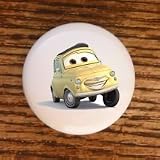 LUIGI DISNEY PIXAR CARS DRAWER PULLS KNOBS