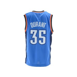 NBA Oklahoma City Thunder Kevin Durant #35 Youth Replica Road Jersey, Blue, Small