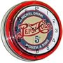 Pepsi Cola 5 Cents, Neon Clock, Bright Double 18 inch Neon