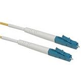 23ft LC/LC PLENUM-RATED SIMPLEX 9/125 SINGLE-MODE FIBER PATCH CABLE - YELLOW