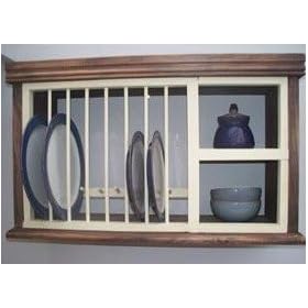 CAMPDEN SINGLE PLATE RACK (PINE - FARROW AND BALL)