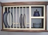 CAMPDEN SINGLE PLATE RACK (PINE - FARROW AND BALL)