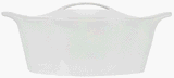  : CorningWare Creations 2-1/2-Quart Covered Round Casserole Dish, White Diamond