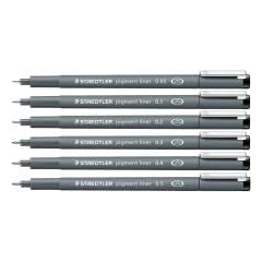 Pigment Liner MARSGRAPHIC 0,1 schw.