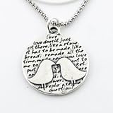 Kevin N Anna Studio California Sterling Silver Pendant Necklace with Pair of 