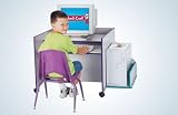 Jonti-Craft Thrifty Rainbow Accents Computer Desk - Single
