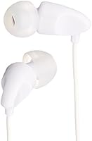 AmazonBasics In-Ear Headphones with universal mic (White)