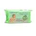 Seventh Generation Chlorine-Free Baby Wipes- Unscented- 80 Ct. Resealable Refill Pack-Made in USA