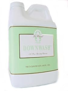 Le Blanc Down Wash Special Wash for Comforters, Down Pillows, Jackets, Clothing and Duvets Economy Size 64 Oz Bottle, 6Pack