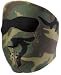 Zan Headgear Full Face Neoprene Mask Woodland Camo Camo One Size Fits All OSFA