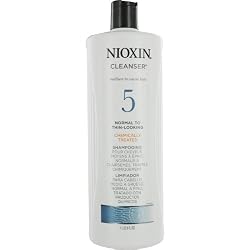 Nioxin Cleanser, System 5 (Medium to Coarse/Normal or Chemically-treated/Thin-Looking), 33.8 Ounce