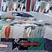 Surfing USA Quilt with Shams Size: Full / Queen