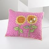 Butterfly Garden - Small Quilted Decorative Pillow