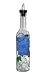 ArtisanStreet's Blue Hydrangea Pour Bottle. Hand Painted, Signed by Artisan.