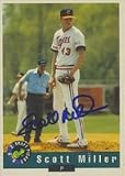 Scott Miller, Oakland Athletics Autographed Card