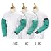 Black Stallion F9-18S 9oz. Green Fire Resistant Cotton Welding Sleeves With Elastic