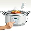 Hamilton Beach 33956 Stay-or-Go 5-Quart Slow Cooker, White