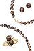 14kt. Yellow Gold, Cultured Freshwater Chocolate Brown Pearl Box Set