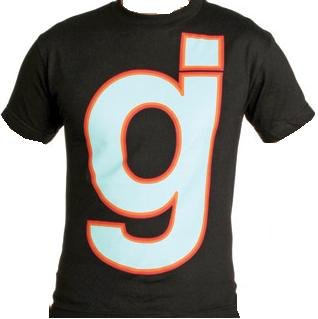 Cover image : GLASSJAW - 3 Stroke Blue - Black T-shirt