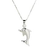 Sterling Silver Dolphin Pendant Necklace