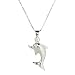 Sterling Silver Dolphin Pendant Necklace