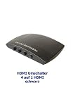 HDMI Umschalter 4 auf 1 HDMI schwarz