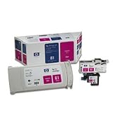 Magenta #81 Dye Value Pack Ink Designjet 5000 Series