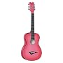 Dean Playmate Mini Acoustic Guitar, Pinkburst with Gig Bag, 3/4-Size