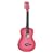 Dean Playmate Mini Acoustic Guitar, Pinkburst with Gig Bag, 3/4-Size