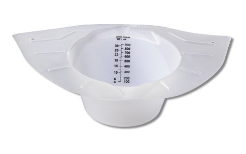 Medline Specimen Collector Pans Graduated 30oz/900ml - Toilet - BedPans - Male and Female Urinals - 10 disposable