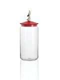 Alessi Lula Dog Food Storage Jar Red