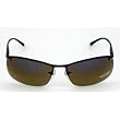 Genuine Police Sunglasses with Matte Dark Blue Frame and Brown/Blue Lenses. Model: S2933-S70
