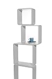 3 Space Age Lounge Cuben Weiss lackiert Cube quadratisch