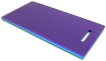 Kneeler CPR Seat Pad Indoor / Outdoor with Handle, Purple/teal 3/4", Made in USA